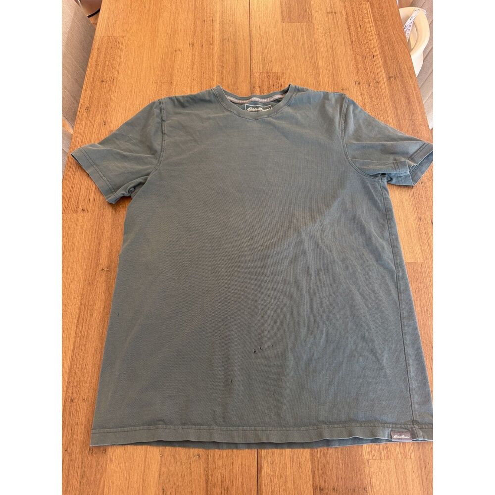 Eddie Bauer Men's Legendwash Slate Blue/Sage Short-Sleeve T-Shirt